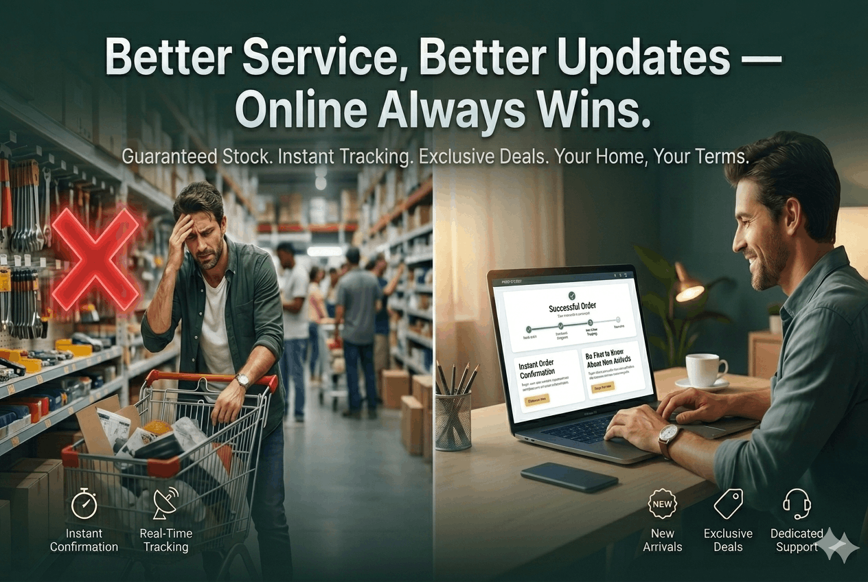 📍 Guaranteed Product Availability