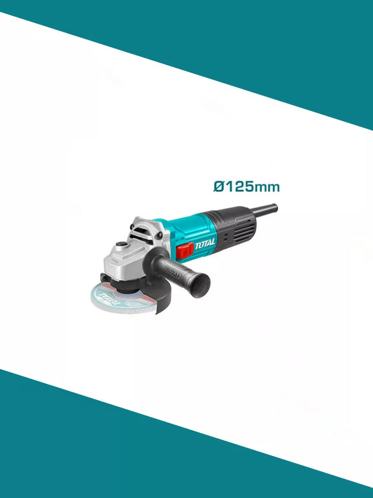 TOTAL Angle Grinder 1100W, 5 Inch Disc, 12000 RPM, Heavy Duty Corded Grinder