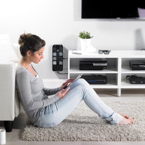 Masterplug Surge Protected Power Centre - 2m, 8 Sockets