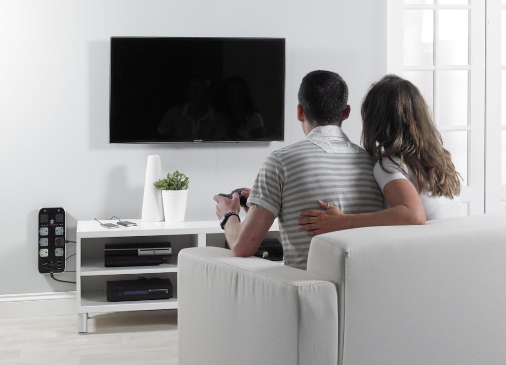 Masterplug Surge Protected Power Centre - 2m, 8 Sockets