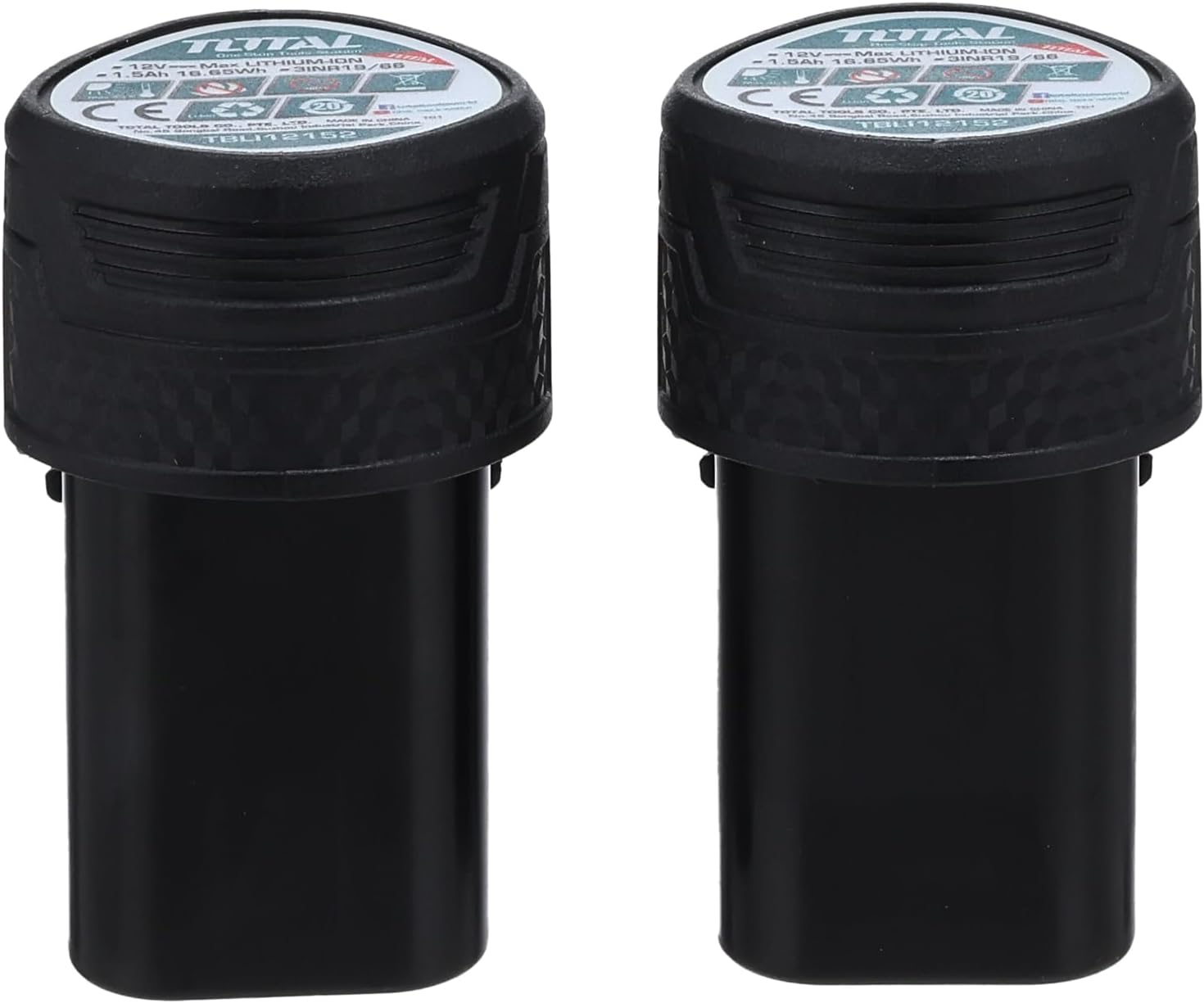 TOTAL Cordless Drill Driver 12V Li-Ion, 20Nm Torque, 2-Speed Gear, LED Work Light, with 2 Batteries & Charger