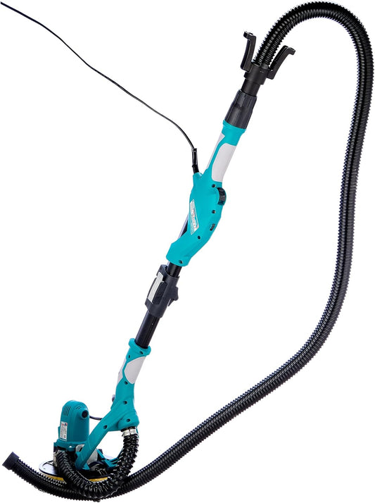 TOTAL Wall & Floor Sander 1050W, 215mm Pad, Variable Speed 600–2600 RPM, Integrated Work Light, with Accessories