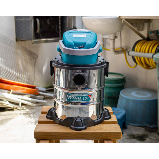 TOTAL Li-ion Cordless Vacuum Cleaner For Wet And Dry Floors 20L