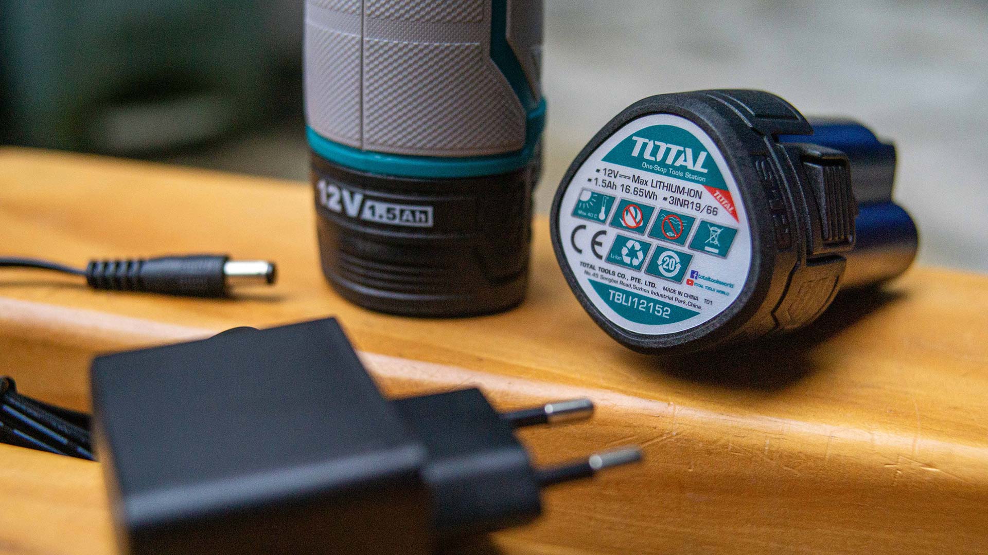 TOTAL Li Ion Cordless Drill 12V