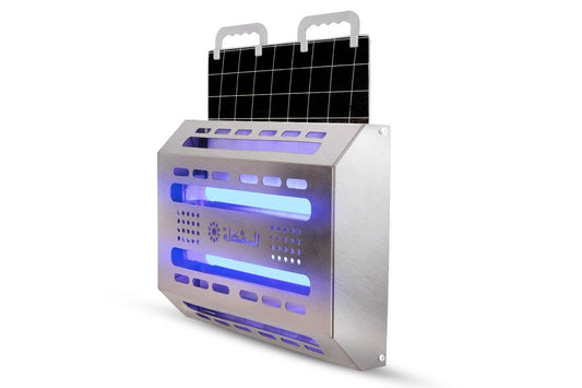 Al Mushkat LED Stainless Steel Mosquito Killer 2.4W – Electric Flying Insect Trap, Silent UV Bug Zapper, Indoor Use