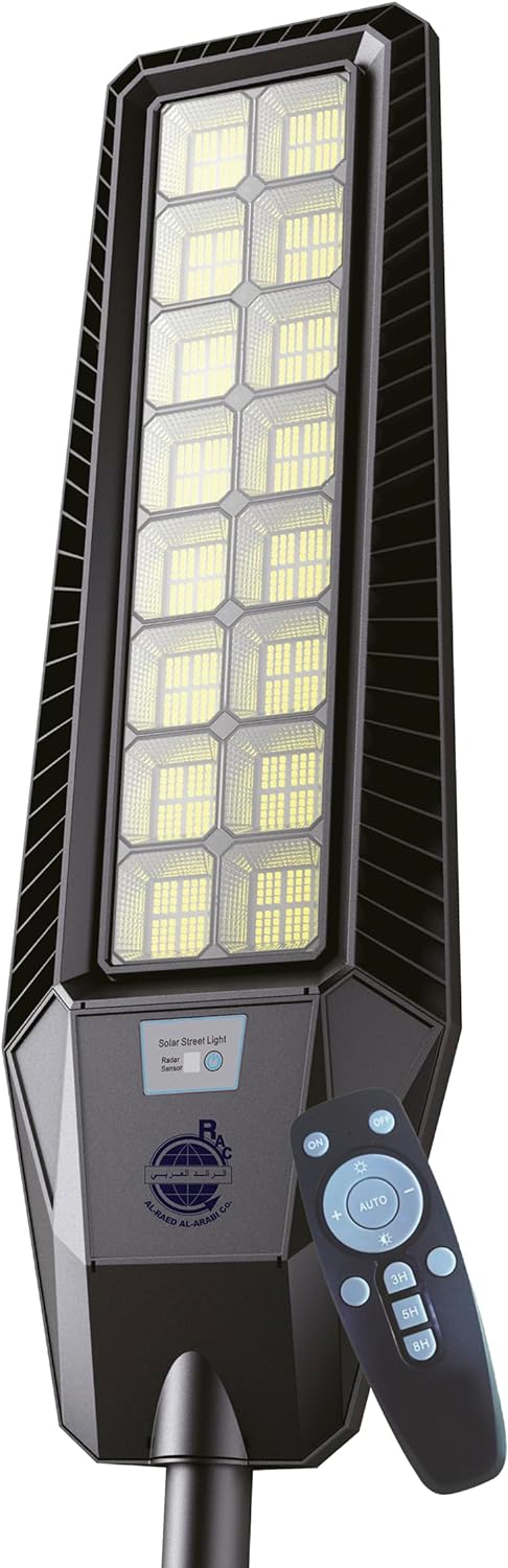 ALRAED LED Solar Powered Street Outdoor Light 400W