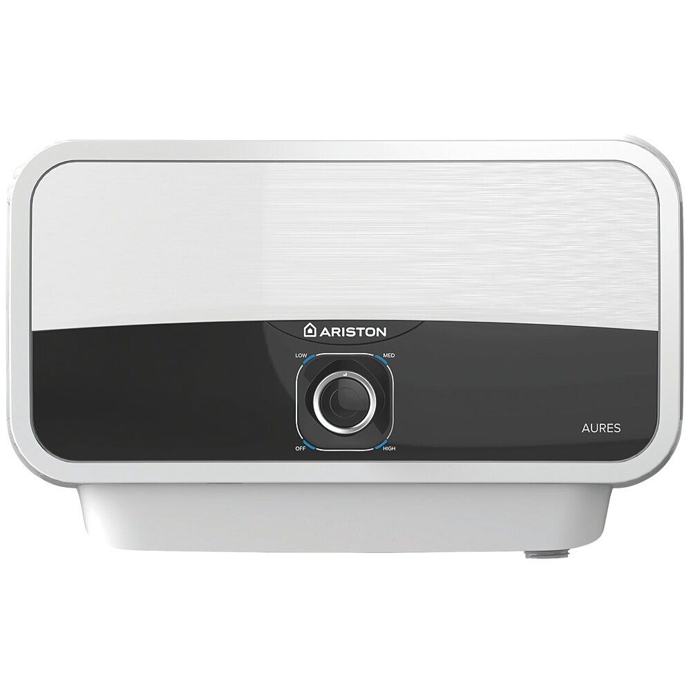Ariston Aures Slim Multi Electric Instant Water Heater – Tankless Multi-Point Water Heater with Instant Heating, Compact Italian Design & Double Safety Protection