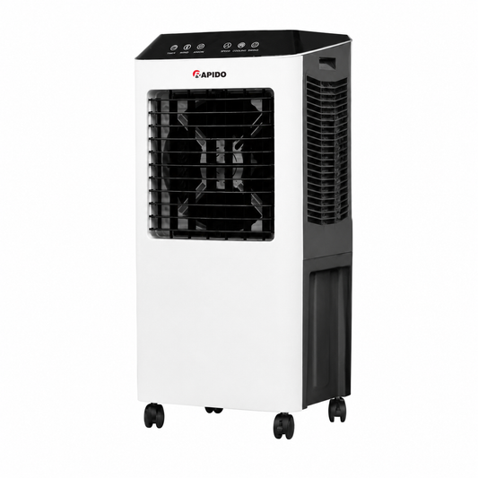 RAPIDO Everest 3000D Air Cooler 20L 40W – 3000m³/h Airflow, Remote Control, Ionizer Air Purifier, 3 Speed Settings