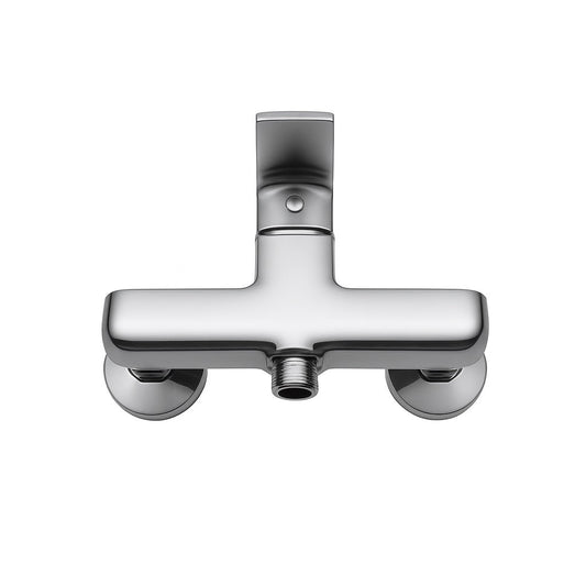 GS Rubinetteri Slim Premium Wall Mounted Single Lever Bathroom Shower Mixer, Chrome