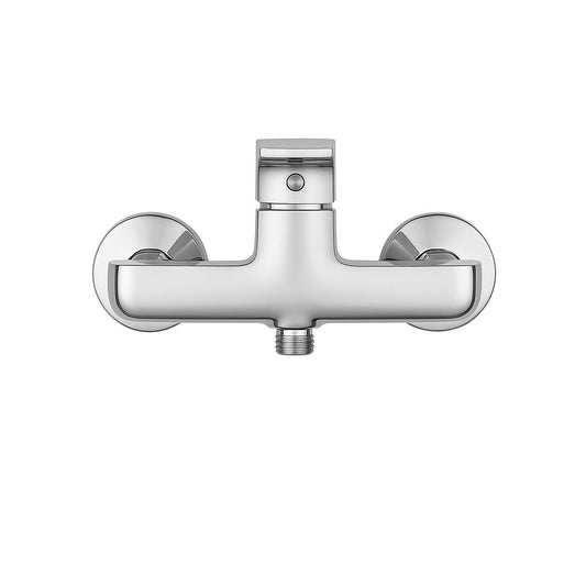GS Rubinetteri Slim Premium Wall Mounted Single Lever Bathroom Shower Mixer, Chrome