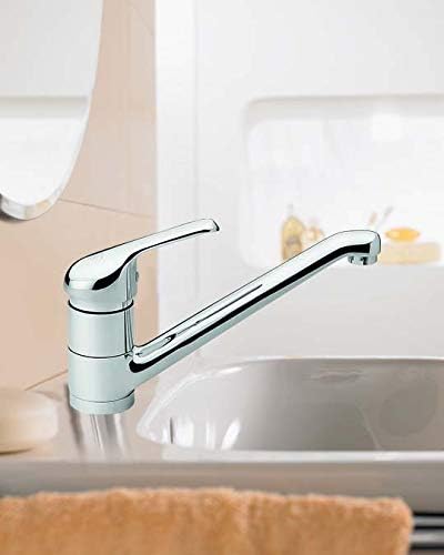 GS Rubinetterie ASTRALE Premium Single Lever Deck Sink Mixer, Chrome