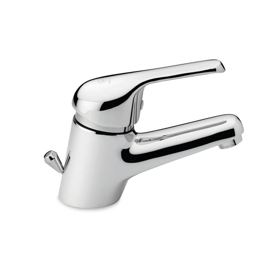 GS Rubinetterie ASTRALE Single Lever Basin Mixer with Pop-Up Waste , Chrome