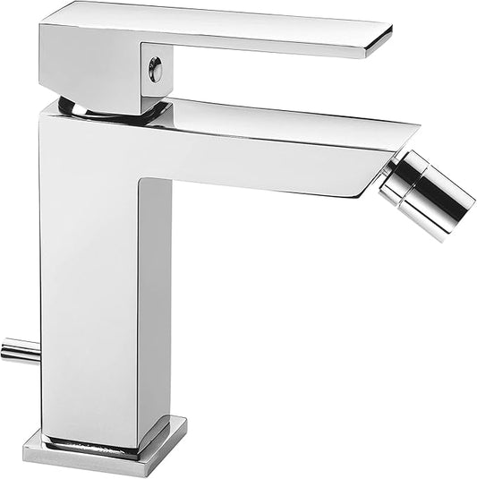 GS Rubinetterie INDACO Single Lever Bidet Mixer With Pop Up Waste - Chrome