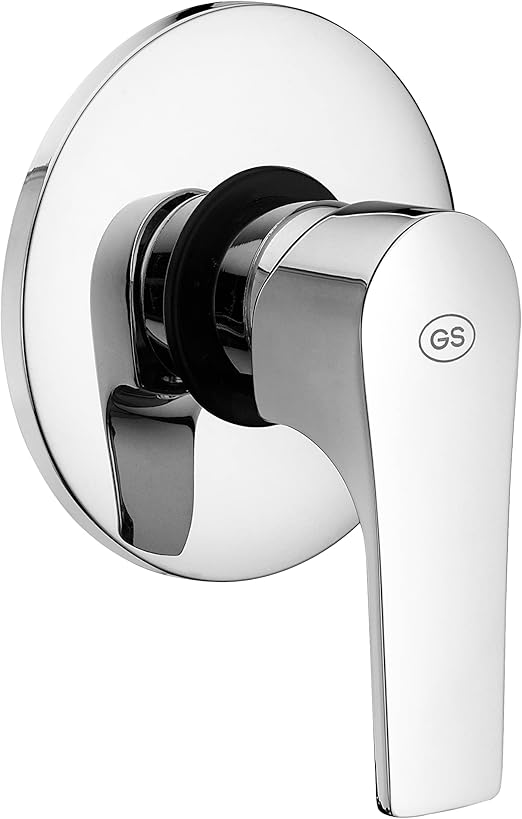 GS Rubinetterie SLIM Concealed Single Lever Shower Mixer, standard Cartridge, Chrome