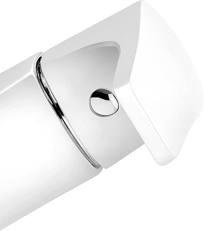 GS Rubinetterie 2497 Single Lever Deck Mounted Kitchen Mixer Tap with Swivel Spout, Energy Saving Cartridge, Premium Brass Kitchen Faucet, White Chrome Finish