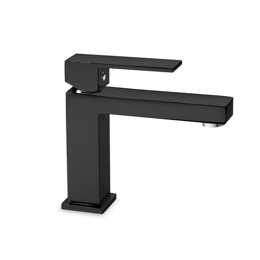 GS Rubinetterie Top ITALIAN Premium Indaco Single Lever Basin Mixer with Pop-Up Waste and Waterfall Spout Bathroom Faucet