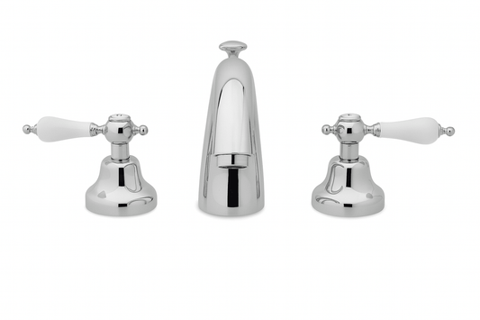 GS Rubinetterie Vitoriana Retro Premium Bath Basin Mixer with Pop-Up Waste, Gold