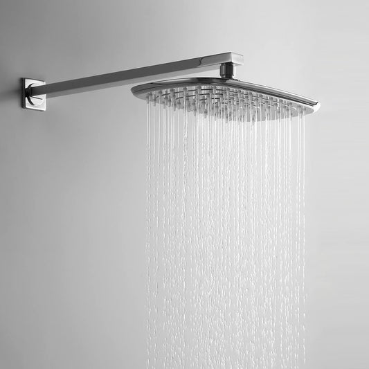 HESANIT ABS Rain Shower Head Oval, 30x18cm, Chrome