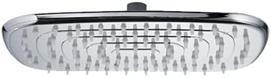 HESANIT ABS Rain Shower Head Oval, 30x18cm, Chrome
