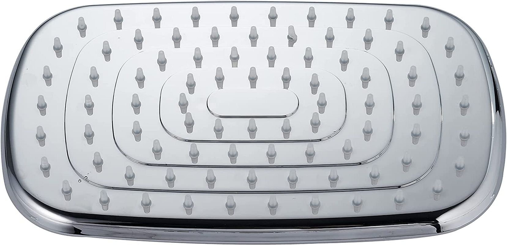 HESANIT ABS Rain Shower Head Oval, 30x18cm, Chrome