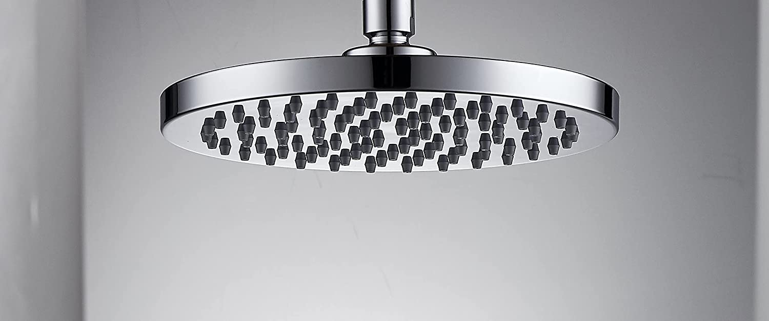 HESANIT ABS Round Rain Shower Head Round 20cm, Chrome