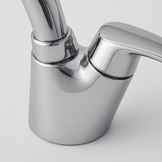 HESANIT Astra Single Lever Deck-Mounted Sink Mixer Chrome