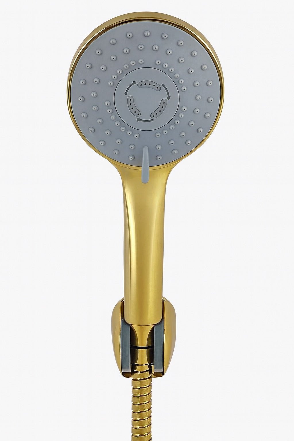 HESANIT Bath Hand Shower with 3 Spray Modes, Premium Gold Finish, Easy Clean Anti-Lime Nozzles