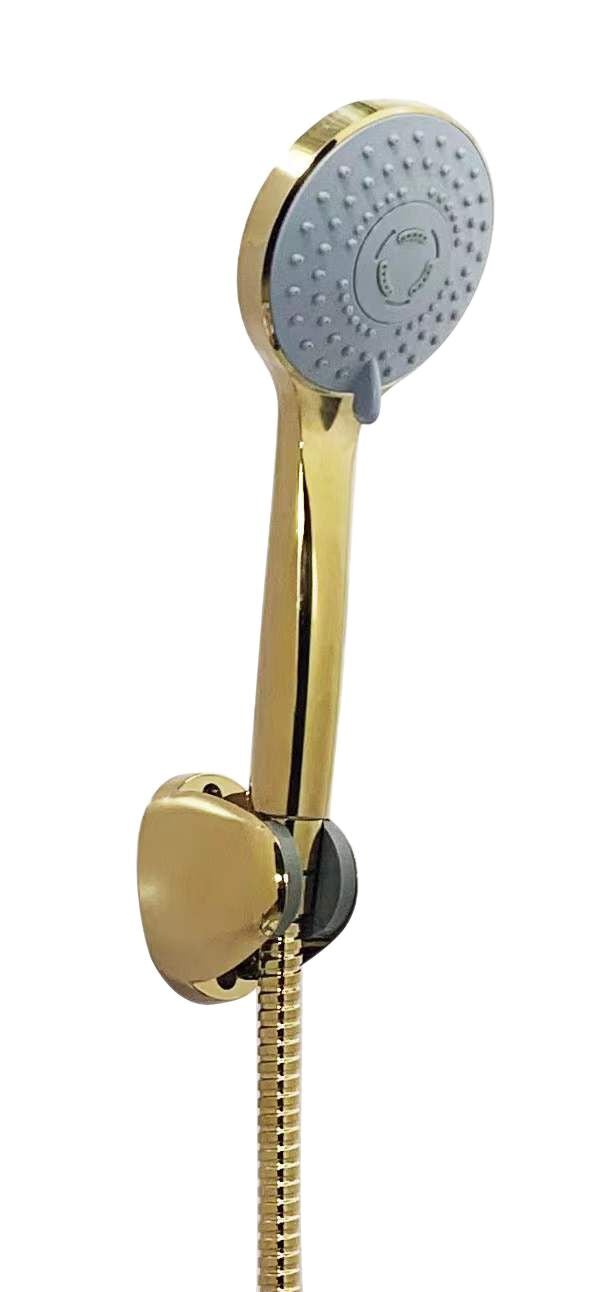 HESANIT Bath Hand Shower with 3 Spray Modes, Premium Gold Finish, Easy Clean Anti-Lime Nozzles