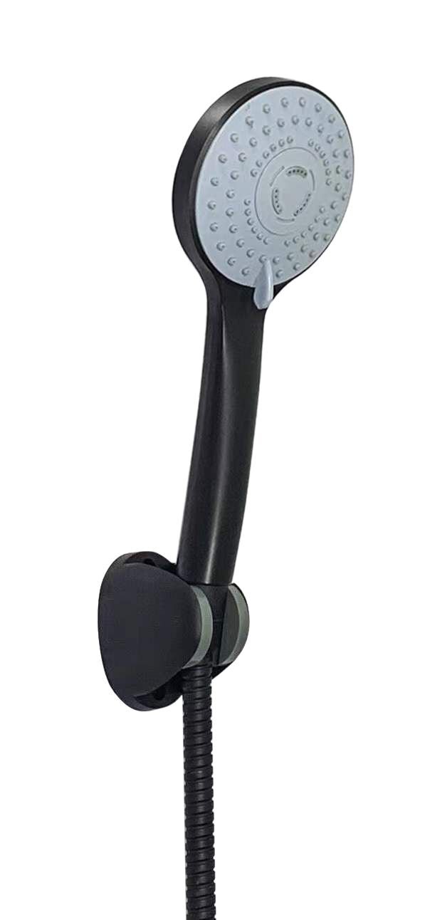 HESANIT Bath Hand Shower with 3 Spray Modes, Premium Matt Black Finish, Easy Clean Anti-Lime Nozzles