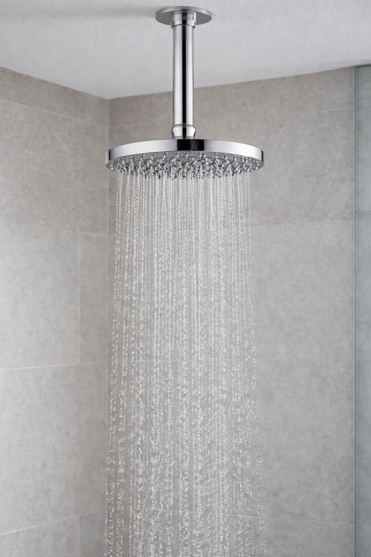 HESANIT Chrome Wall-Mounted Shower Arm 150mm For Overhead Shower Head Chrome