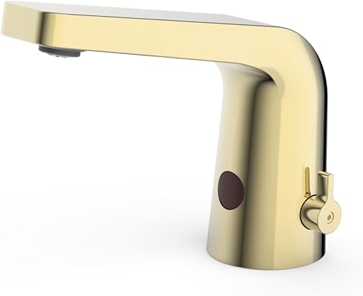 HESANIT E Sensor Touchless Bath Basin Faucet, Infra-Red Sensor, Temperature Control, Gold