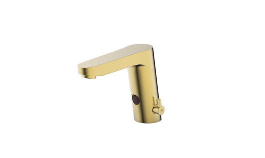 HESANIT E Sensor Touchless Bath Basin Faucet, Infra-Red Sensor, Temperature Control, Gold