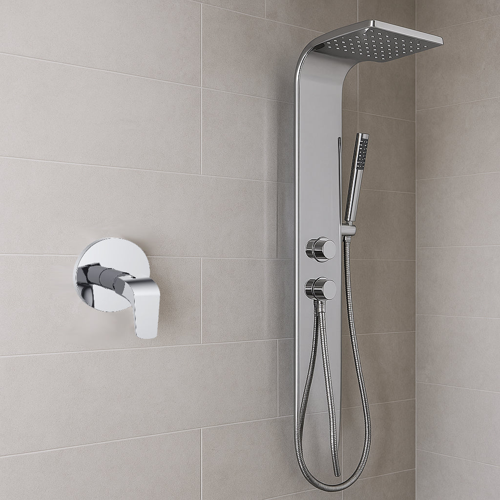 HESANIT Elite Concealed Bath Shower Mixer, Chrome