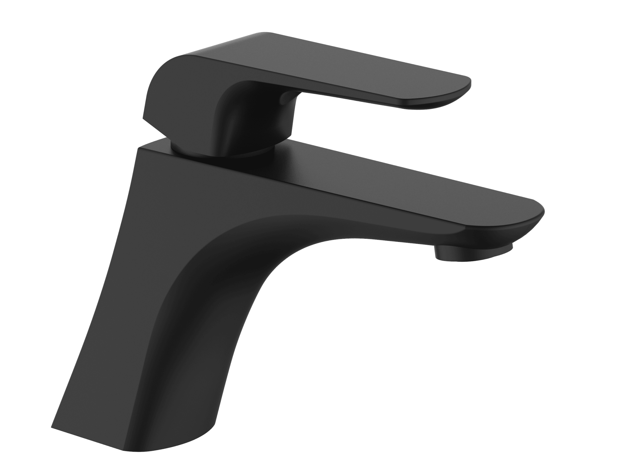 HESANIT Elite Single Lever Bathroom Basin Faucet with Pop UP Waste, Matt Black