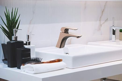 HESANIT Elite Single Lever Bathroom Basin Faucet with Pop UP Waste, Oil Rubbed Bronze