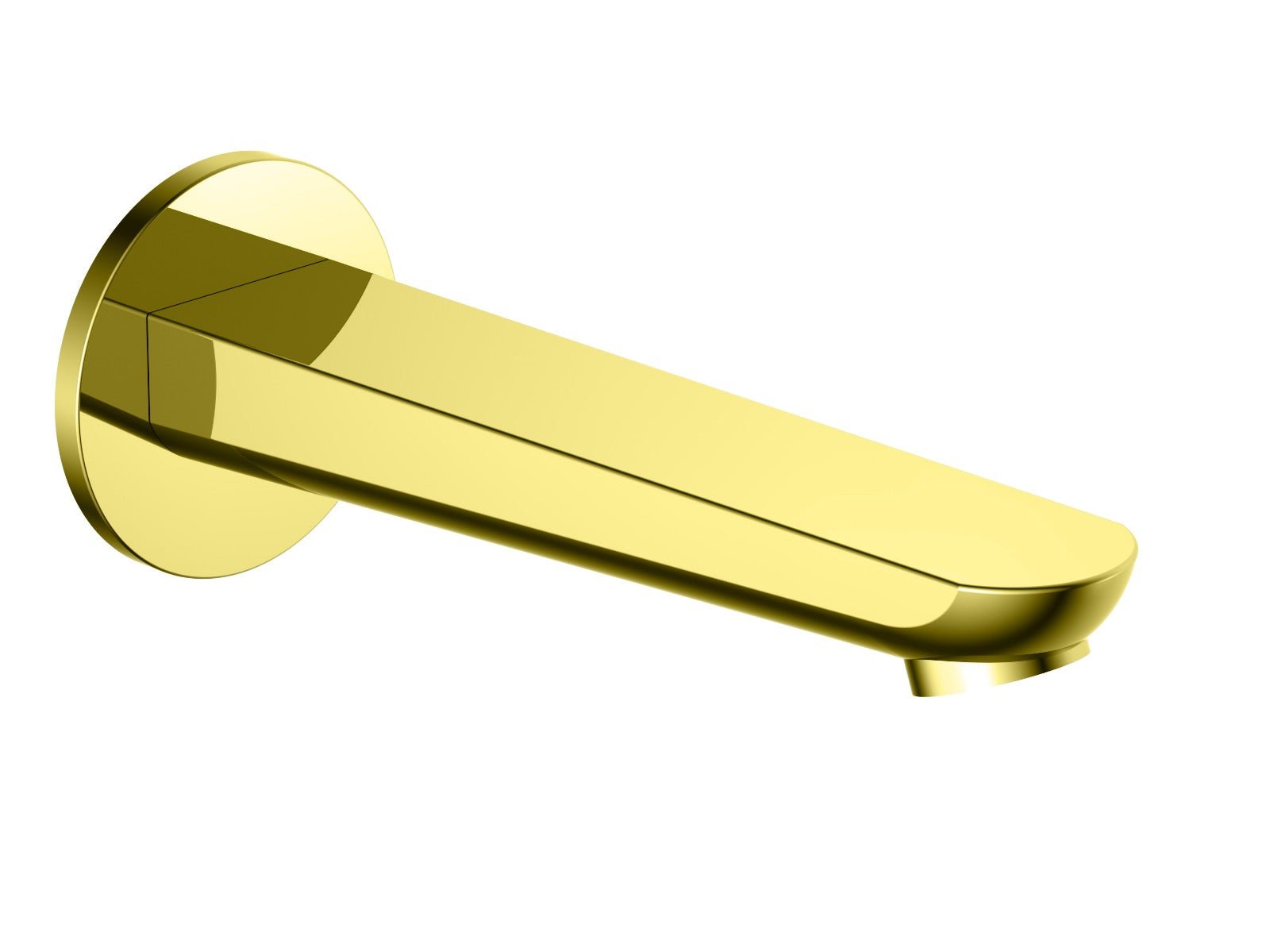 HESANIT Elite Wall-Mount Bathtub Spout, Gold