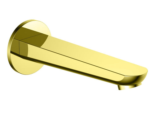 HESANIT Elite Wall-Mount Bathtub Spout, Gold