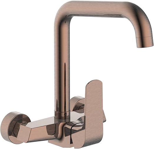 HESANIT Elite Wall-Mounted Single Lever Sink Mixer, 208mm Projection, Oil Rubbed Bronze