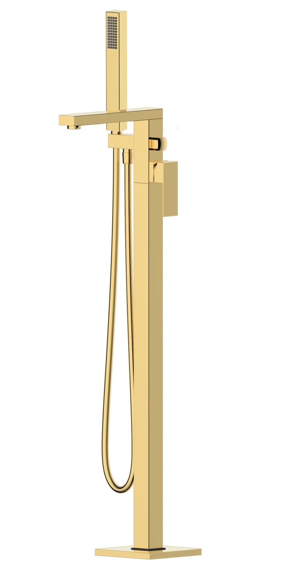 Hesanit Floor-Standing Bath Mixer, Chrome Gold