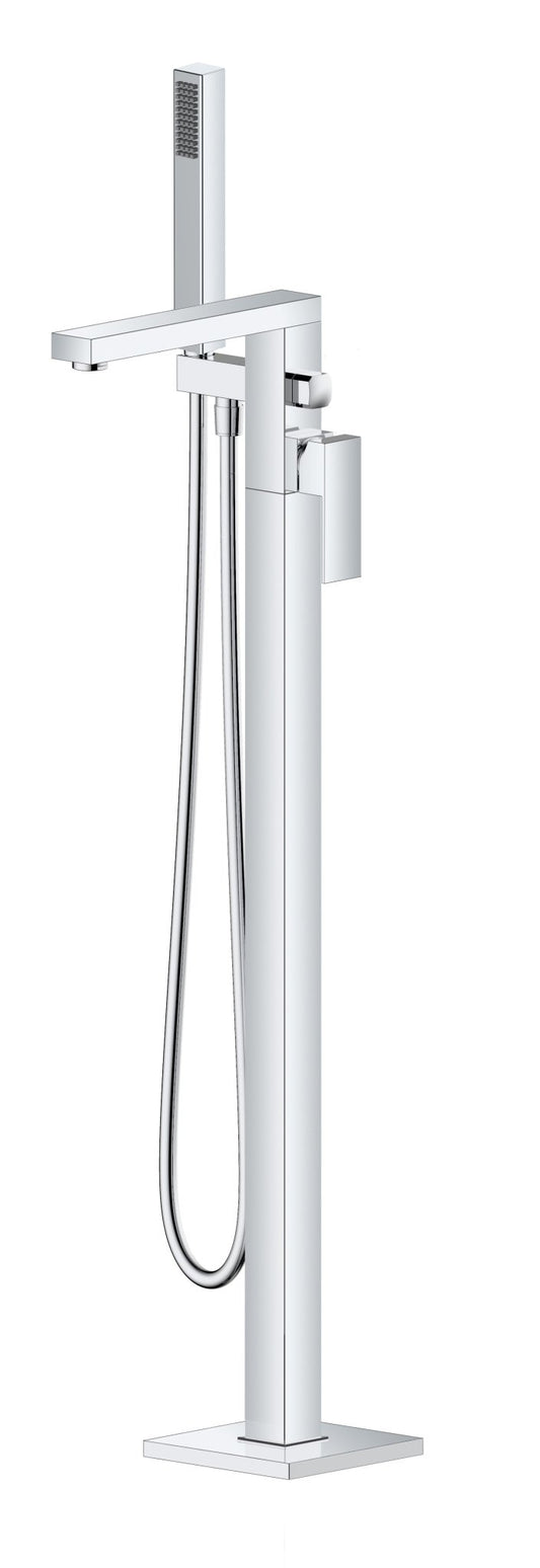 Hesanit Floor-Standing Bath Mixer, Chrome Chrome