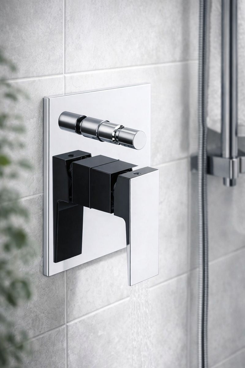 HESANIT Infinity Concealed shower mixer with diverter, Chrome