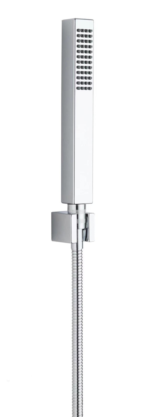 HESANIT Infinity Hand Shower with 3 Spray Modes, Stainless Steel Double-Locked Flexible Hose 1500mm, Premium Chrome Finish