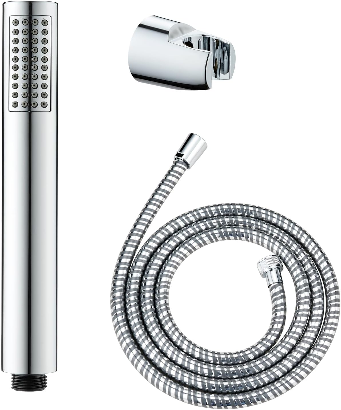 HESANIT Infinity Hand Shower with 3 Spray Modes, Stainless Steel Double-Locked Flexible Hose 1500mm, Premium Chrome Finish