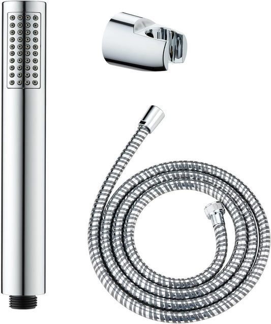 HESANIT Infinity Hand Shower with 3 Spray Modes, Stainless Steel Double-Locked Flexible Hose 1500mm, Premium Chrome Finish