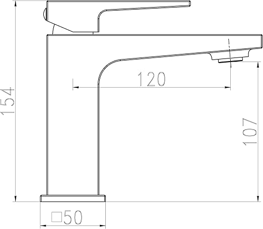 HESANIT Infinity Single Lever Bathroom Sink Faucet with Pop Up Waste - Gold Brushed