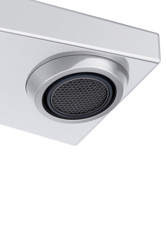 HESANIT Infinity Single-Lever High Basin Mixer with Pop-Up Waste, Chrome