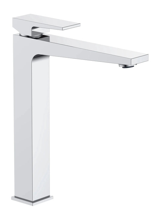 HESANIT Infinity Single-Lever High Basin Mixer with Pop-Up Waste, Chrome