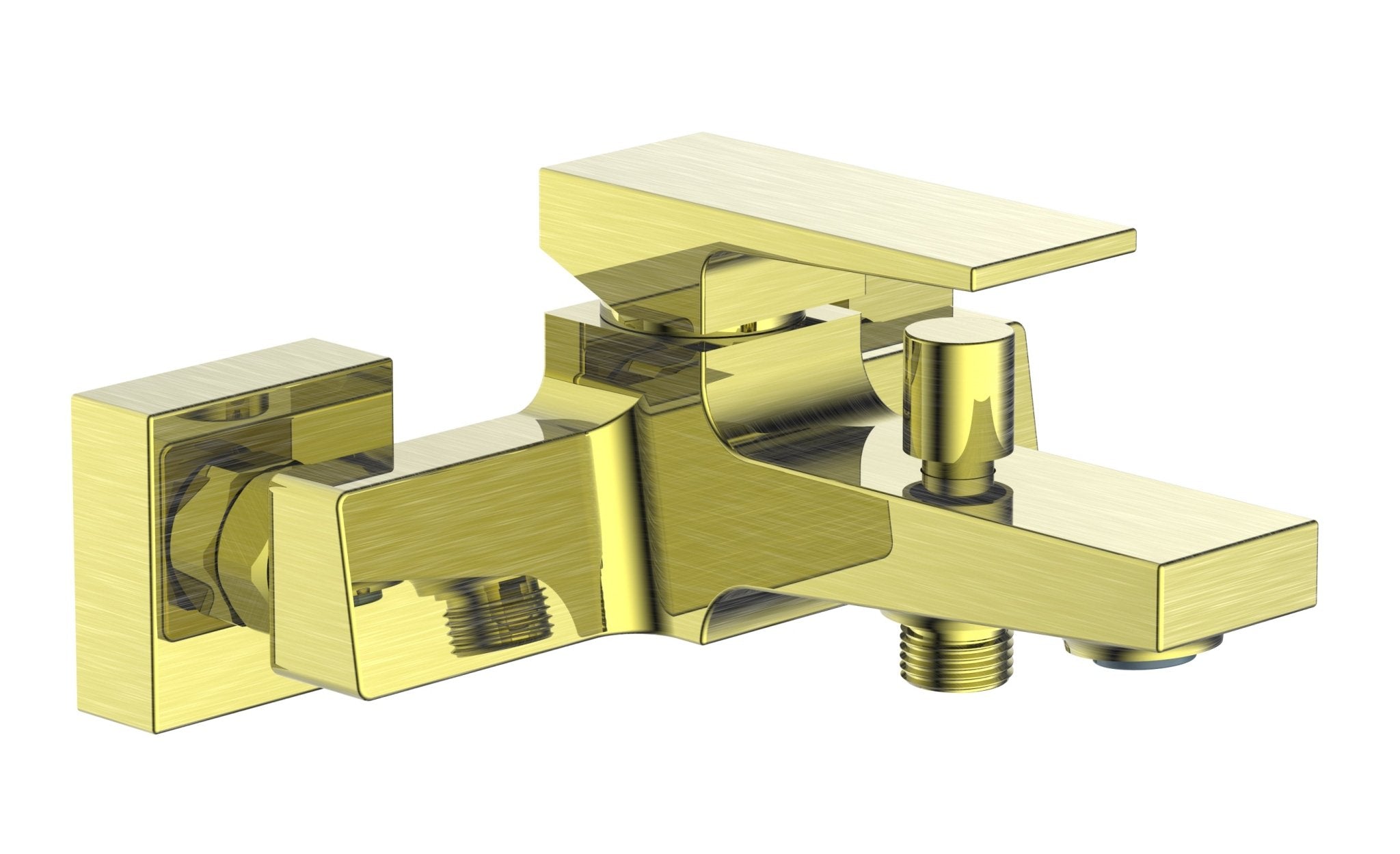 HESANIT Infinity Wall-Mounted Bath Mixer without Hand Shower, Cupric Bronze