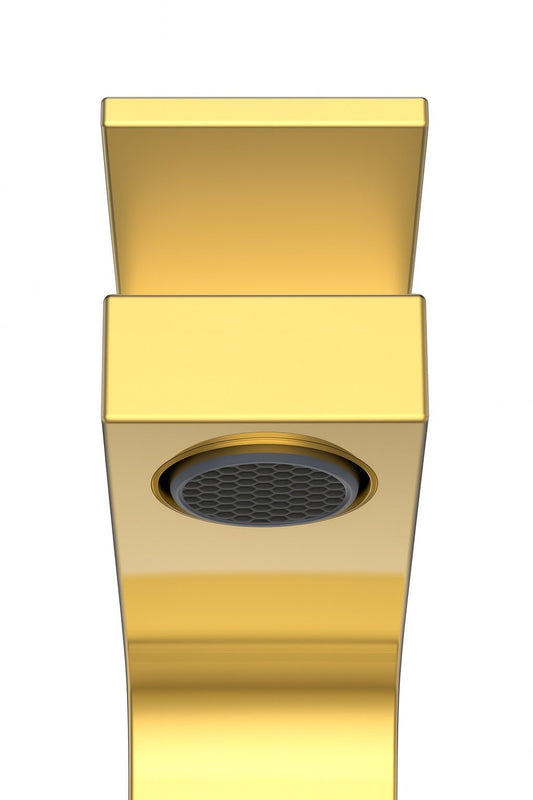 HESANIT Infinity Wall-Mounted Bath Mixer without Hand Shower, Gold