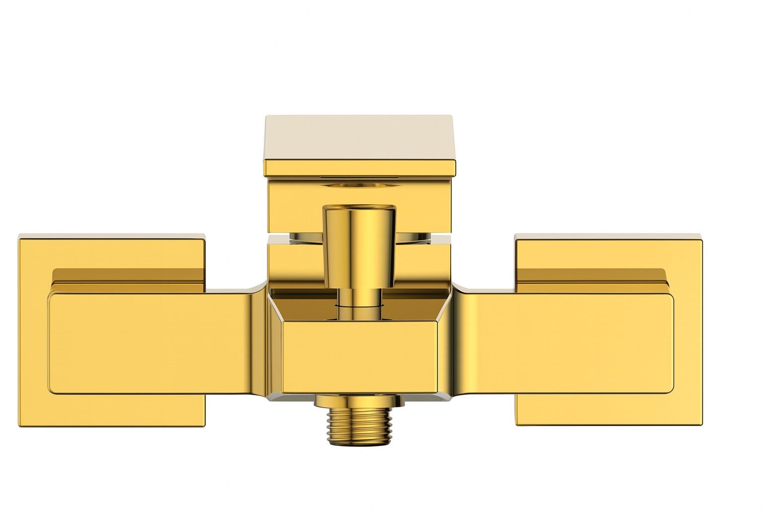 HESANIT Infinity Wall-Mounted Bath Mixer without Hand Shower, Gold